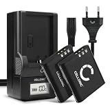 CELLONIC 2X Akku kompatibel mit Olympus DS-9000, DS-9500, SH-50, Li-90B