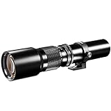 Walimex 500mm 1:8,0 CSC-Objektiv für Canon M Bajonett schwarz (manueller Fokus, für Vollformat Sensor…