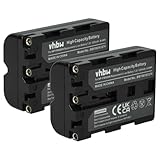 vhbw 2X Akku kompatibel mit Sony Alpha SLT-A77, SLT-A77VK, SLT-A77VQ, SLT-A77 II, SLT-A99, SLT A68 Kamera…