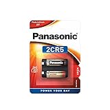 Panasonic Batteries 2CR5 zylindrische Lithium-Batterie mit langanhaltender Energie, ideal für Rauchmelder,…