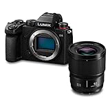 Panasonic LUMIX DC-S5E-K S5 Full Frame spiegellose Kamera mit 50 mm F1.8 Objektiv, 4K 60P Videoaufnahme…