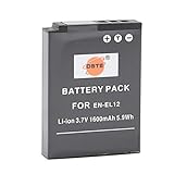 DSTE Ersatz Batterie Akku for Nikon EN-EL12 Coolpix P300 P310 P330 P340 S31 S70 S610 S620 S630 S640…