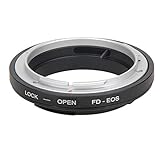 Amazingdeal365 FD-EOS Ring Adapter Objektiv Adapter FD Objektiv auf EF für Canon EOS Mount