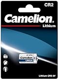 Camelion 19001142 - Lithium Foto Batterie CR2 mit 3 Volt, Kapazität 850 mAh, für den Einsatz in digitalen…