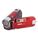 Tragbare Digitalkamera, 16 MP 8 Fach Zoom Kompaktkamera mit Drehbarem 2,7 Zoll Bildschirm, Vlogging…
