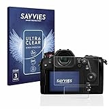 Savvies 6 Stück Schutzfolie für Panasonic Lumix DC-G9 Displayschutz-Folie Ultra-Transparent