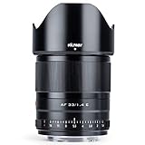VILTROX 33mm F1.4 E Autofokus Objektiv APS-C Große Blende Augenfokus Prime Objektiv für Sony E-Mount…