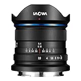 Laowa Ultra-Weitwinkel-Objektiv, 9 mm, f/2.8, Zero-D, für Spiegelreflexkameras, Schwarz, 15/10, für…