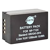 DSTE® NP-T125 Li-Ion Akku, 10,8 V, 1200 mAh, kompatibel mit Fujifilm GFX 50S GFX50S GFX 50R GFX50R GFX…