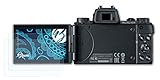 Bruni Schutzfolie kompatibel mit Canon PowerShot G5 X Folie, glasklare Displayschutzfolie (2X)