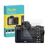 Rieibi 3 Stück Schutzfolie für Nikon Z5 Z6 Z7 Z9/Z6 II Z7 II ZF Displayschutzfolie, 0,33 mm, Härtegrad…