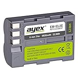 ayex EN-EL3e Li-Ion Akku - Kompatibel mit Nikon D90 D200 D300 D700 u.v.m. - Leistungsstark 100% Kompatibel