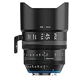 Irix D180041 Cine 45 mm T1.5 Videoobjektiv für Canon EF (metrisch), 45 mm Objektiv für Canon, 8 K UHD,…