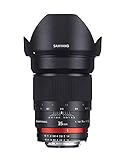 Samyang 35/1,4 Objektiv DSLR Nikon F AE manueller Fokus automatischer Blendenring Fotoobjektiv, Weitwinkelobjektiv…