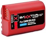 Baxxtar Pro Akku DMW BLK22 BLK22E (2400mAh) - kompatibel mit Panasonic DC S5 S5II S5II-X S5K G9 GH5…