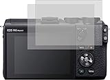 4ProTec I 2X Schutzfolie MATT passgenau für Canon EOS M6 Mark II Displayschutzfolie Bildschirmschutzfolie…