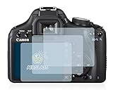 BROTECT Panzerglasfolie für Canon EOS 500D (3 Stück) Schutzglas Schutzfolie [Extrem Kratzfest 9H, Anti-Fingerprint,…