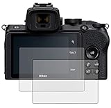 2er Pack Monitorschutzglasfolie digiCOVER EASY Nikon Z50
