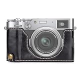 MUZIRI KINOKOO PU-Leder Tasche für Fuji X100VI, schützende Halbhülle, kompatibel mit Fujifilm X100VI…