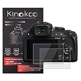 kinokoo Displayschutzfolie für Panasonic FZ82/FZ80/ZS70/TZ90/TZ95 Digitalkamera - 0,25 mm gehärtete…