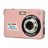 4K Digitalkamera für die Fotografie, 48 MP Vlogging Kamera Kompakte Taschenkamera mit 2,7 Zoll LCD Display,…