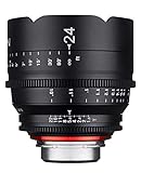 XEEN Cinema 24mm T1,5 PL Vollformat Objektiv MF Cine Video Lens für hohe Auflösungen mit Follow Focus…
