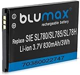 Blumax Akku kompatibel mit Siemens Gigaset 3,7V / 830mAh Li-ion ersetzt SL400H / SL78H