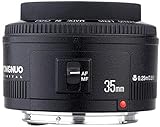 Yongnuo 35 mm F2 Objektiv 1:2 AF/MF Weitwinkel Fixed/Prime Autofokus Objektiv für Canon EF Mount EOS…