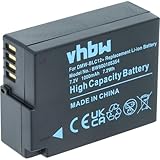 vhbw 1x Akku kompatibel mit Panasonic Lumix DMC-GH2, DMC-GH2H, DMC-GH2K, DMC-GX8 Kamera Digicam DSLR…