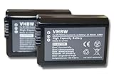 vhbw 2X Akku kompatibel mit Sony Alpha NEX-3N, NEX-3NL Kamera (950mAh, 7,2V, Li-Ion) mit Infochip