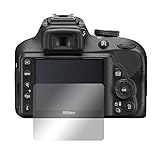 Slabo 2 x Displayschutzfolie kompatibel mit Nikon D3400 AF-P 18-55 VR Displayfolie Schutzfolie Folie…
