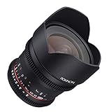 Rokinon DS10M-NEX 10 mm T3.1 Cine Weitwinkelobjektiv für Sony Alpha E-Mount Wechselobjektivkameras