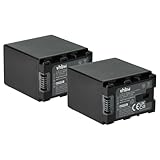 vhbw 2X Akku kompatibel mit JVC GZHD520, GZ-HD520, GZ-HD510, GZ-HD550 Videokamera Camcorder (4000 mAh,…