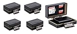 4 Stück - 2-1 Speicherkarten und Akku Schutzbox für Fujifilm B-NPW126 - Wasserdicht - Z.B. für X-T20,…