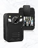 JieSuDa Q5 Body Cam2560*1440P Körperkamera, Max 512GB Speicher, 2 Zoll Display, Polizei Körperkamera…