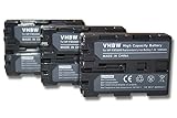 vhbw 3X Akku kompatibel mit Sony Alpha 65, 77, DSLR-A100, DSLR-A100H, DSLR-A100W, DSLR-A100K, 57, 99…