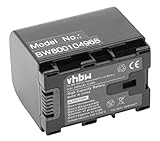 vhbw 1x Akku kompatibel mit JVC GZ-E200AU, GZ-E200BU, GZ-E100, GZ-E200, GZ-E200RU, GZ-E10 Videokamera…