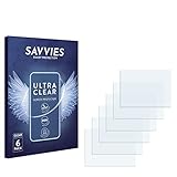 Savvies 6 Stück Schutzfolie für Samsung WB150F Displayschutz-Folie Ultra-Transparent