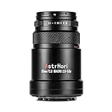 AstrHori 25 mm F2.8 Makro-Kameraobjektiv, Vollbild, 2 x 5 x Vergrößerung, manueller Fokus, Kameralinse…