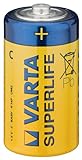 Varta Superlife Zink-Kohle Baby C Batterie (2er Pack)