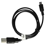 1m USB Transferkabel A-Mini-B 5pol in schwarz black kompatibel mit SONY MiniDV Camcorders: DCR-HC40…