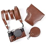 MUZIRI KINOKOO Sony A7C II Tasche, Retro-PU-Leder-Schutzhülle für Sony A7C2/A7C II/Alpha 7C II Kamera…