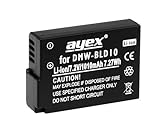 ayex Li-Ion Akku DMW-BLD10 Passend für Panasonic z.B. DMC-GF2 / DMC-GF2KEG-K - Leistungsstark und zuverlässig