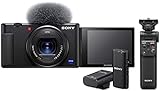 Sony Vlog-Kamera ZV-1 (Digitalkamera, 24-70mm, seitlich klappbares Selfie-Display für Vlogging & YouTube,…
