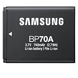 Samsung ea-bp70 a-Ionen (LiIon) 3,7 V Akku wiederaufladbar – Akkus (2,7 WH,-Ionen (LiIon), 3,7 V, schwarz,…