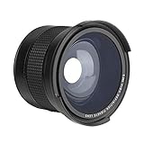 Fdit 0,35-faches Fisheye-Weitwinkelobjektiv, 58-mm-Kameraschnittstelle mit 67-mm-Aufnahmemakro-Nahaufnahmebereich,…