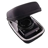 WERJIA Eva-Reisetasche für Panasonic Lumix LX10/DC-ZS70/ZS60/ZS80 Digitalkamera, schwarz