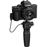 Panasonic Lumix DC-G100VEG-K DSLM Kamera CMOS-Sensor 20,3 MP, 4K-Video, Hybrid is 5-Achsen, OZO Audio…
