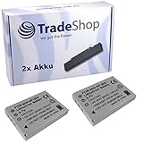2X Hochleistungs Kamera Li-Ion Akku für Rollei Compactline 103 110 203 412 Rollei X8 X-8 compact TCM…