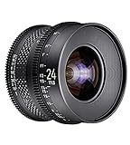 XEEN CF Cinema 24mm T1,5 Canon EF Vollformat – professionelles Cine-Objektiv – Carbon Linsenzylinder…
